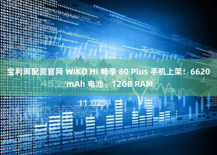 宝利阁配资官网 WIKO Hi 畅享 80 Plus 手机上架：6620 mAh 电池、12GB RAM